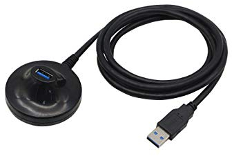USB 3.0 Extension Cable With Base PNGKNYOCN USB 3.0 Extender Type A Male to Female Data Transfer Cord 5Gbps for USB Flash Drive, Card Reader, Hard Drive, Printer（1.5M）