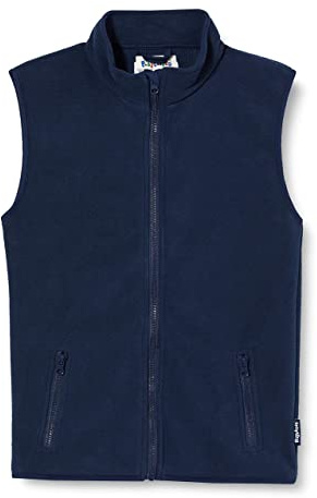 Playshoes Unisex barn fleece väst utomhus topp, Mörkblå, 152