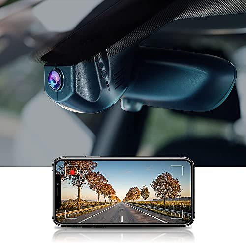 Fitcamx Dash Cam Passend für BMW 1 2 3 4 5 6 7er X1 X2 X3 X4 X5 X6, F Chassis, 4K WiFi Dashcam mit Akku, OEM BMW Zubehör, 2160P UHD Video, G-Sensor, WDR, mit 64GB Karte (Model A, 4K Front Only)