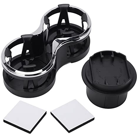 Portavasos 2 en 1, Extensor de Portavasos para Automóvil Portavasos Multifuncional Portavasos Doble para Automóvil Portavasos para Automóvil 2 en 1 Portavasos Portabotellas Negro Cenicero Universal Pa