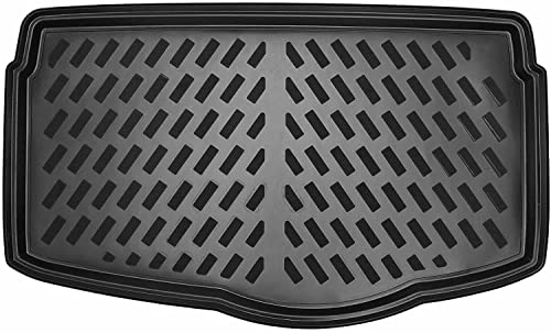 ELMASLINE 3D Gummi Kofferraumwanne für FIAT 500 E 2020-2025 (500e Elektro) | Kofferraummatte - Zubehör Kofferraumabdeckung