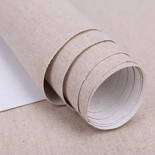 Leinwand auf Rolle grundiert 3M Leinen -400 g/m² Leinen Maltuch Breite 108 cm Länge