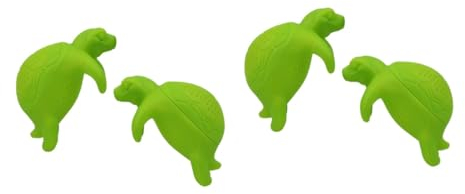 TOPBATHY Lot de 2 Infuseurs à Thé en Silicone en Forme de Tortue Filtre à Thé en Vrac Robuste Et Facile à Utiliser 2 Pièces