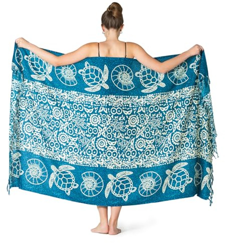 PANASIAM Sarong ATLANTIC, petrol, L