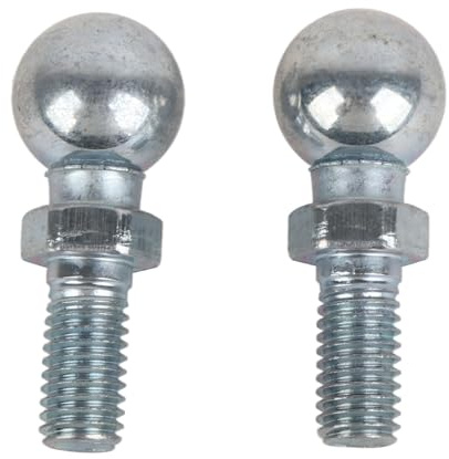 Perno A Sfera M8 2 Pezzi Per Ammortizzatore A Gas Staffa Di Sostegno Bullone Sferico Resistente All Usura Antiruggine Per Riparazione Auto E Mobili