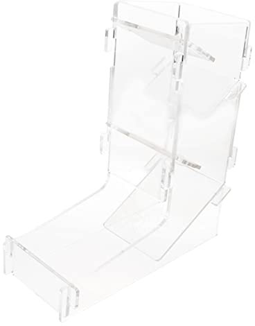 LALADEFIEE Torre Per Dadi Trasparente in Acrilico Resistente All Usura Torre Per Dadi Decorativa Da Gioco Portatile