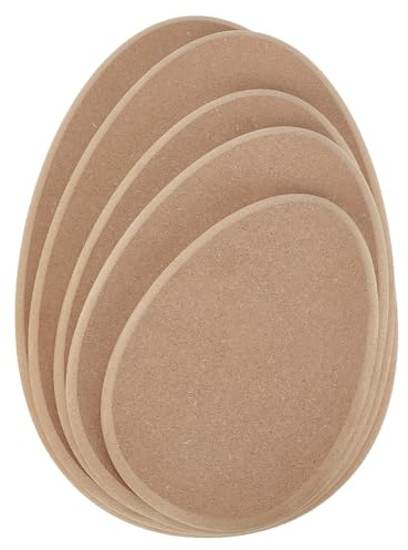 NBEADS 5 Stück 5 Größen Töpferei Keramikform, MDF Keramikform für Ton Ei Form Keramikformen Slump Moulds Töpferwerkzeuge für DIY Tonhandwerk