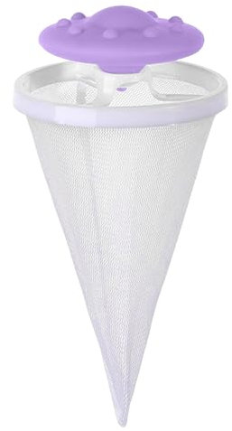Pet Hair Remover Washing Machine, Washing Machine Lint Catcher, Pet Hair Dissolver Washing Machine Reusable, Pet Hair Remover for Laundry and Floating Hairs Filtering Mesh (Purple)