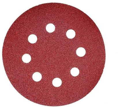 Lot de 50 disques abrasifs Ronds de 125 mm, 8 Trous, Grain Mixte 80-3000, Auto-agrippants, Feuilles abrasives, Outils de Polissage, 50 pièces, 5 Pouces
