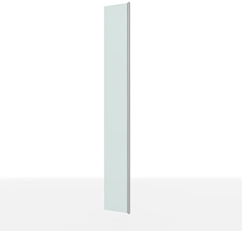 Panel lateral 40x200 cm con vidrio mate | Extensión para ducha Walk-In | Perfil rotativo 180°