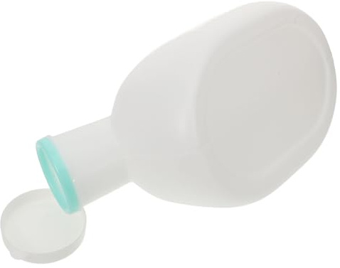 IWOWHERO Orinal Caballero Portátil de Plástico Blanco Capacidad de 2000ml, Diseño Práctico Adecuado para Uso en Casa y Viajes