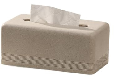 Scatola porta fazzoletti in arenaria, design leggero e di lusso, per soggiorno, elegante dispenser di tovaglioli per fazzoletti per il viso, accessorio decorativo per la casa