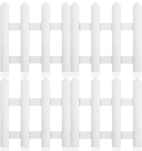 Totority Recinzione in Legno Bianco 1,2m per Decorazioni di Natale, Protezione Elegante per Albero, per Feste Nuziali e Incantati