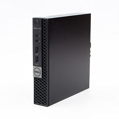Dell Optiplex 7040 Micro Tiny Computer Intel 6th Generation i5 8GB DDR4 RAM 240GB SSD Disk Windows 10 Pro Pre-Installed - WiFi Connection and HDMI Included (Renewed)
