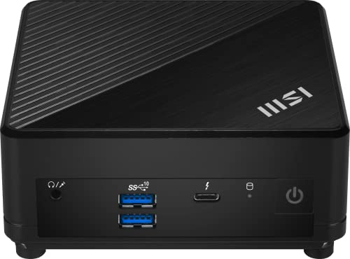 MSI Cubi 5 12M-001EU – Ordenador de sobremesa, CPU i7-1255U, Intel UHD Graphics, DDR4 16GB, 512G M.2 PCIe SN540, Windows 11 Pro, Color Negro