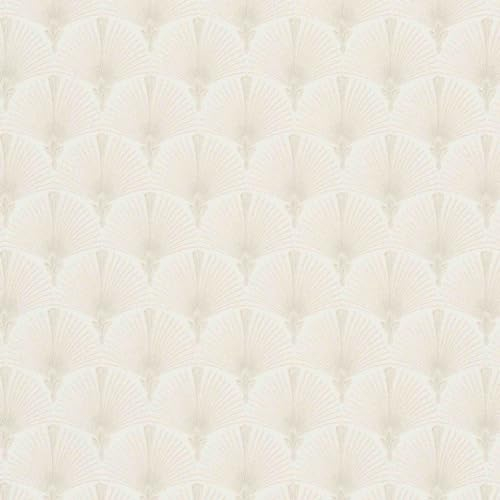 Erismann 10346-02 - Carta da parati in tessuto non tessuto, motivo con motivi, 0,53 x 10,05 m, colore beige, soggiorno, corridoio, ufficio, cucina, soggiorno