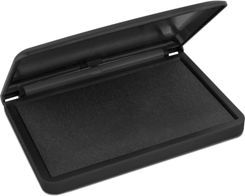 Mark 2000 Premium Black Ink Stamp Pad - 2 by 4 - Quality Felt Pad