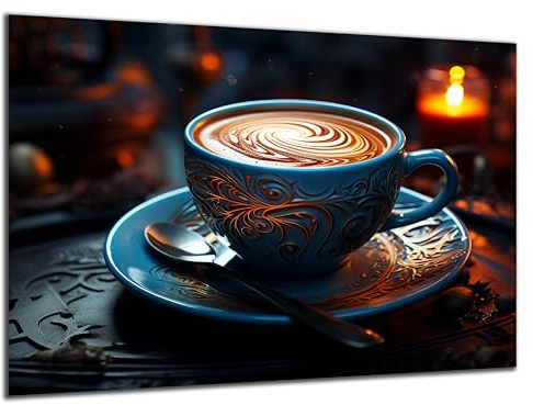 Munera Design - Bild 40x60 - Tasse Kaffee - Wand-Bilder Küche Ess-Zimmer
