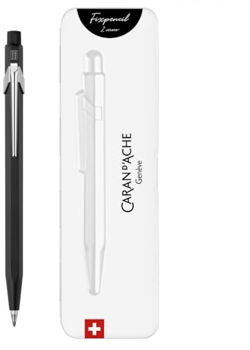 Caran d'Ache Fixpencil 2MM Black, Slim Pack, 1 Count (Pack of 1)