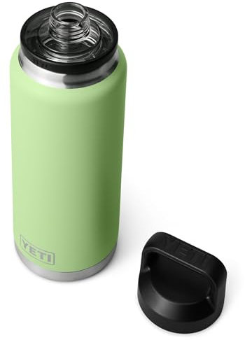 YETI Rambler Bottle Chug, Vaccum Insulated Stainless Steel Bottle with Leakproof Chug Cap, Key Lime, 36 oz (1065 ml)