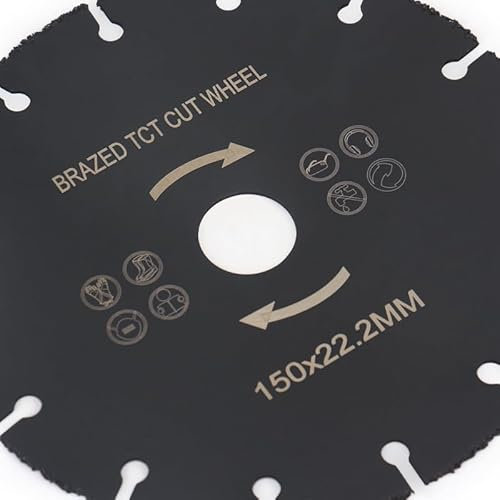 Lame for sega circolare in carburo brasato sotto vuoto da 100 mm/105 mm/115 mm/125 mm/150 mm/180 mm for dischi da taglio for legno(180mmX22.23mm)