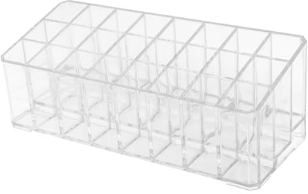 Mipcase Cosmétiques Facile 24 Organisateur Transparent Cases en PS Design en Escalier Rangement pour Coiffeuse Salons de Beauté