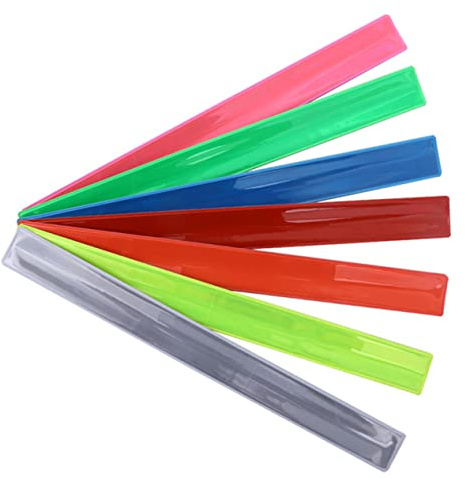 UPKOCH 7 Stück Leucht Ohrfeigenarmbänder Aus PVC 3x43cm Hautfreundlich Flexibel Kinderparty Zubehör