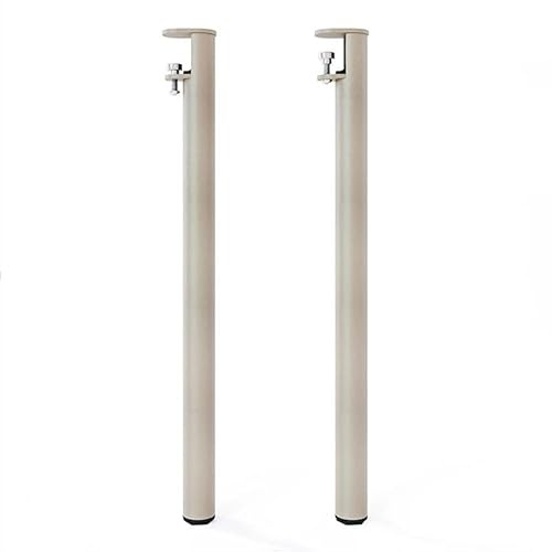 Lot de 2 Pieds de table mange debout - Topaze - couleur champagne - Hauteur : 90 cm