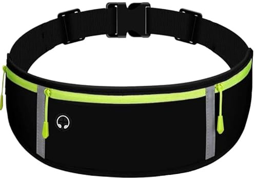 Hitchuey Sportliche Hüfttasche, dünn und leicht – geeignet für Männer und Frauen, Aufbewahrung für Handy/Karte/Kopfhörer, geeignet für Fitness/Radfahren/Camping/Wandern,Verwendung mehrerer Szenen