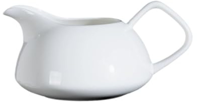 HYKJCSS Salsiera Set da tè in Porcellana Bone China Semplice in Bianca Sugoso Infusore Tazza Fiera Vasellame