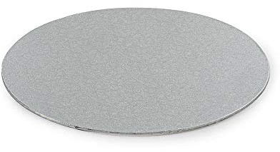 Decora COD. 0931305 Support GÂTEAU Fin Argent Ø 28 CM H 3 MM 11'