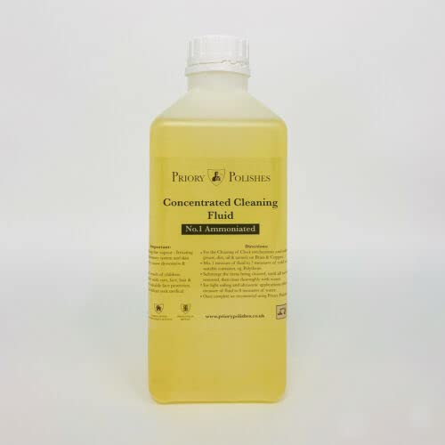Ultrasonic Jewellery Cleaner - Concentrated Cleaning Solution Fluid for Metals (No1 1 Litre)