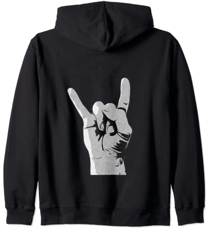 Pommesgabel Rock Sign Stuff | Hardrock Kapuzenjacke