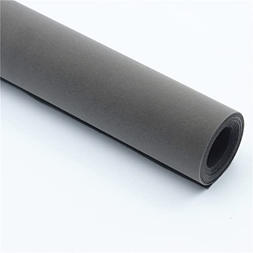 HARICSET Bastelfilz Selbstklebend 150 cm Breit Kinder Vliesstoff Stoff Filzplatten zum Filzuntersetzer Basteln Nähen DIY Patchwork(Size:1.5 * 2m,Color:Dark grey1)
