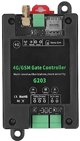 Apriporta gsm, 3G 4G gsm Apriporta App Telecomando Controller di Accesso Porta Garage Multifunzionale per Ascensori, Resort, Supporta 1001 Utenti Autorizzati