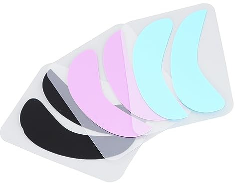 Cuscinetti Per Estensione Ciglia, 15 Paia Patch Per Estensione Ciglia Sotto Cuscinetti Per Occhi Cuscinetti Per Estensione Ciglia in Morbido Silicone Riutilizzabili Per Estensioni Ciglia