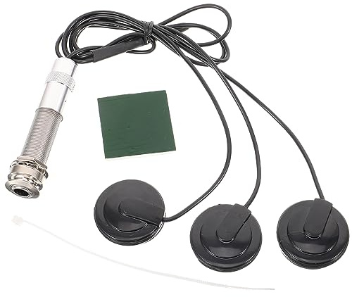 BESTonZON 3st Pickup-Patch Akustischer Gitarrenverstärker Abholen Gitarren-bass-tonabnehmer E-Gitarren-tonabnehmer E-gitarrenteile Banjo Mikrofon Kunststoffelektronik Elektrische Gitarre