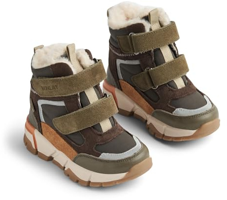 Wheat Unisex barn, vintersko, barnsko, Lucka Tex vattentät, ventilerande fodrad och varm läder, snösko, 3531 Torr tall, 29 EU