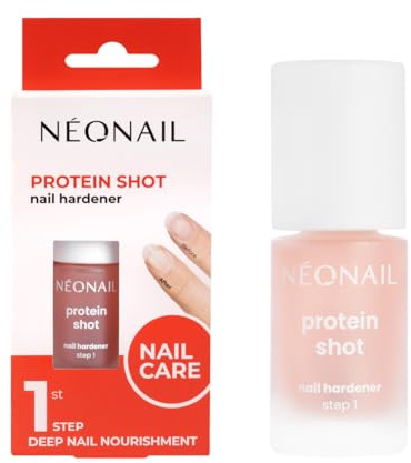 NEONAIL Protein Shot Nail Hardener - Endurecedor Uñas - Endurecedor de Uñas Fragiles - Fortalecedor de Uñas - 7,2ml