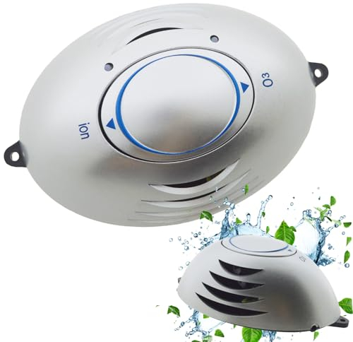 Dewello® Ionisator mit Ozon Desinfektion und Aroma Therapie, Luftreiniger mit Anionen-Technologie für Infrarotkabine, Auto, Büro und Zuhause, inklusive Citrus-Duftplättchen