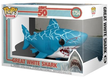 Funko POP! Movies: Jaws - Great White Shark 6-Inch (Retro)