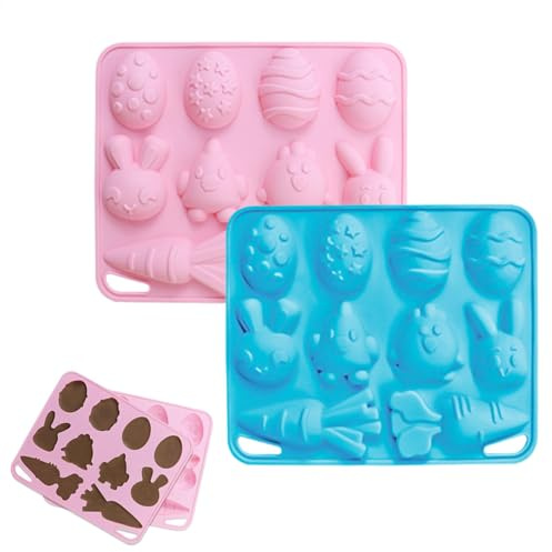 Stampo in silicone a forma di coniglietto pasquale, stampo per uova e