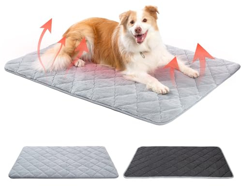 Snocyo Weicher Hundematte Wärmendes Hundedecke & Katzenkissen,90 x 70 cm, L, weiche Polsterung, maschinenwaschbar,rutschfest,multifunktional