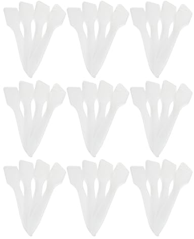 Cabilock 50piezas Espátulas Cosméticas Herramientas de Belleza Dispensador de Facial Espátula para Mascarilla de Maquillaje Cuchara de Plástico para Mascarilla