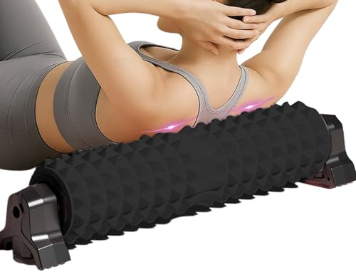 Schaumstoffrolle Rutschfestes Massage-Dehnungsgerät | Yoga-Schaumstoffrolle Bein-Körper-Massagegerät Anti-Rutsch Training Yoga Workout Erholung Schlaf Übernacht-Curling