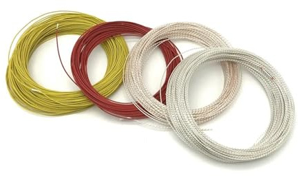 WQBQXNY Cable Calefactor eléctrico de 1 m, 5 V ~ 48 V, bajo Voltaje, for Mantas y calefacción de Coche.(26 AWG)