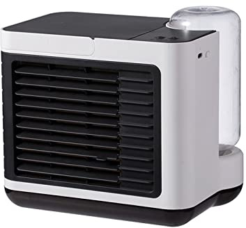 LRFVADW Aire acondicionado portátil, enfriador de aire acondicionado, iones negativos, mini modo de tres velocidades, ventilador de refrigeración de carga para el hogar y escritorio (blanco)