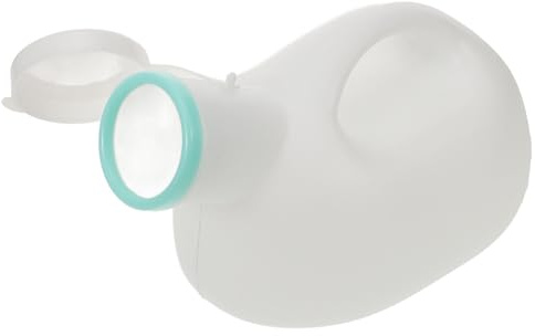 VOSAREA Vaso per Urina Uomo Grande Capacità 2000ml in Plastica Bianco Coperchio Pratico e Facile da Trasportare per Ospedale e Uso Domestico