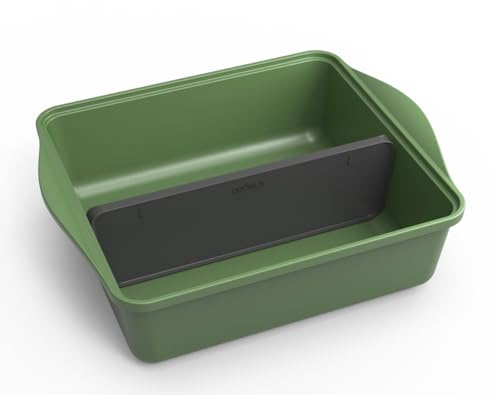 COOKUT, L'incroyable PETIT plat à Four Ajustable 24 x 30 x 9.5 cm - FOUGERE (Vert)
