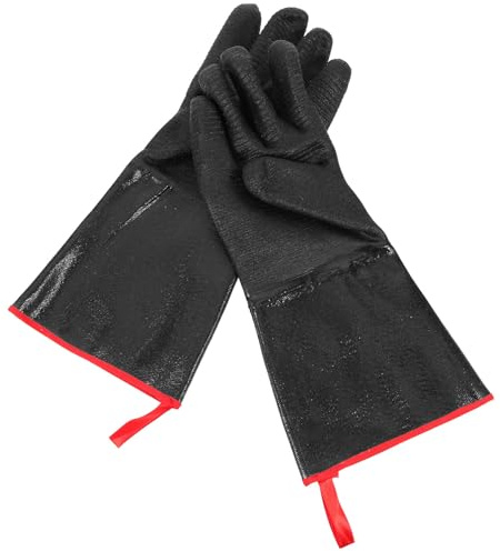 Beaupretty Heat Resistant Neoprene Gloves Washable Hand Gloves High Temperature Resistant Oil-proof for Kitchen and Microwave Oven Use Suitable for Cooking and Camping